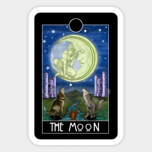 the moon Sticker